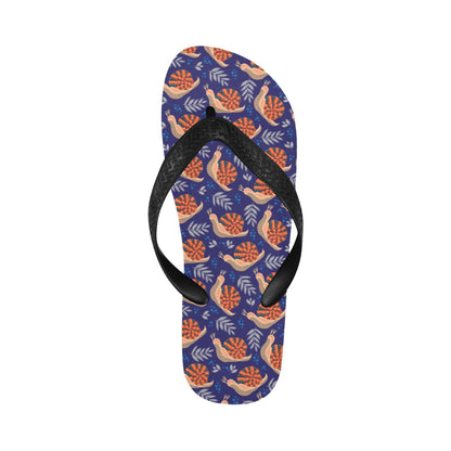 Snail Print Design LKS401 Flip Flops
