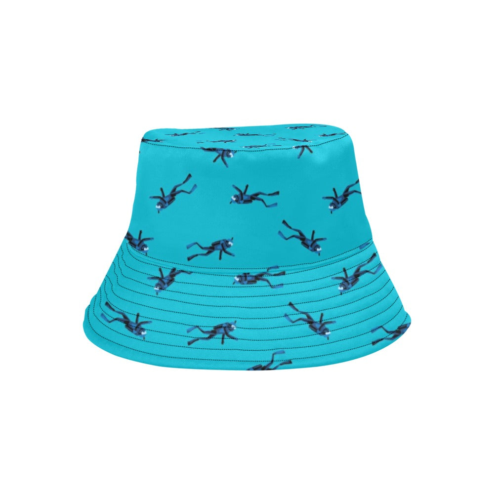 Scuba Driver Print Design LKS304 Unisex Bucket Hat