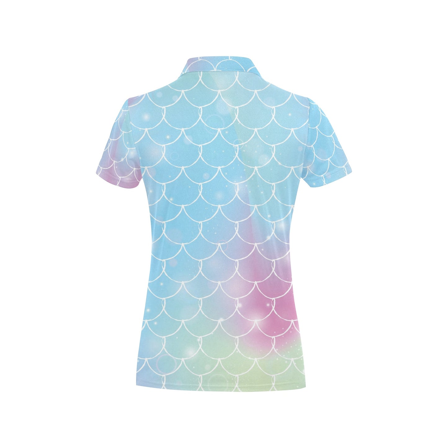 Rainbow Pattern Print Design A06 Women's Polo Shirt