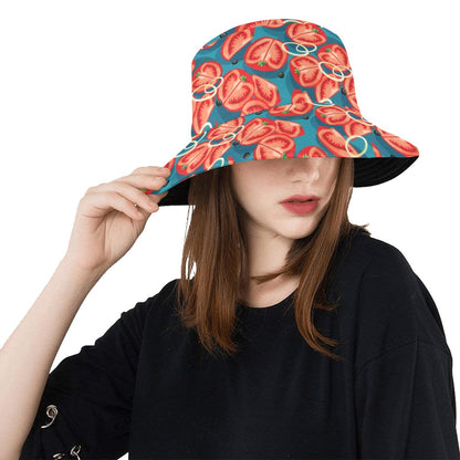 Tomato Print Design LKS301 Unisex Bucket Hat