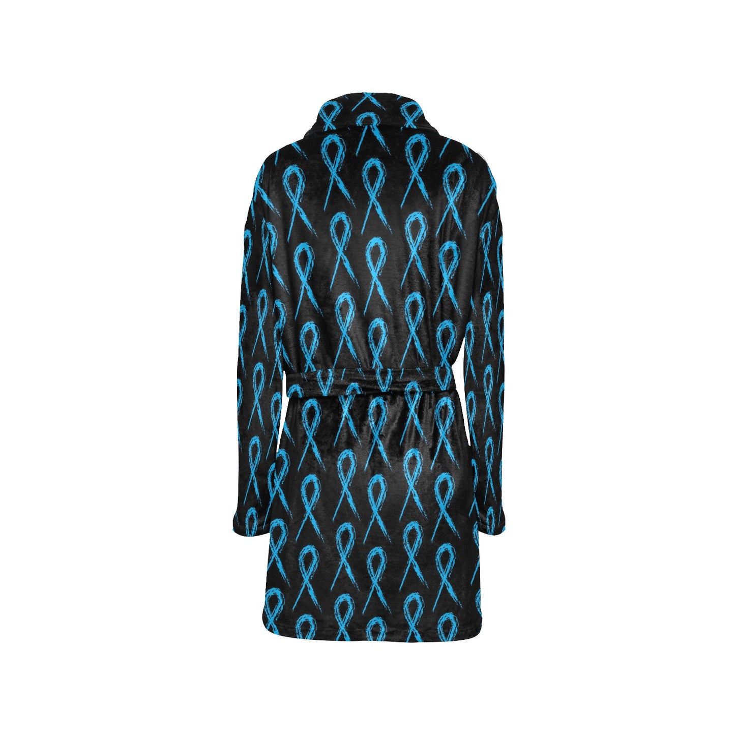 Prostate cancer Pattern Print Design A02 Women's Fleece Robe