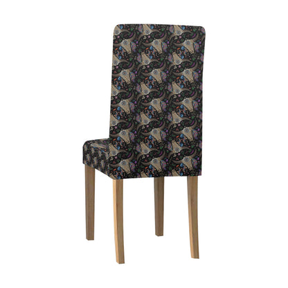 Buffalo Head Print Design LKS401 Dining Chair Slipcover
