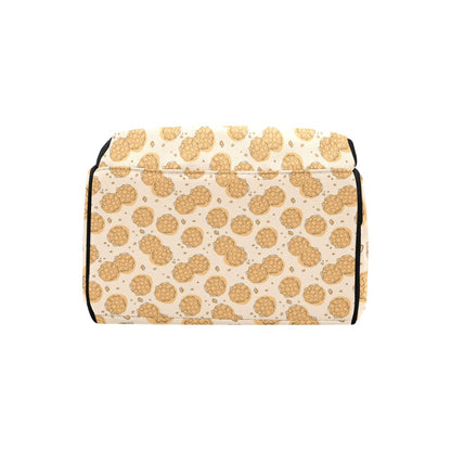 Waffle Print Design LKS303 Diaper Bag Backpack