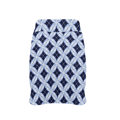 Tie Dye Print Design LKS308 17" Golf & Pickleball Skort with Pockets