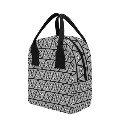 Third Eye Pattern Print Design LKS304 Insulated Lunch Bag