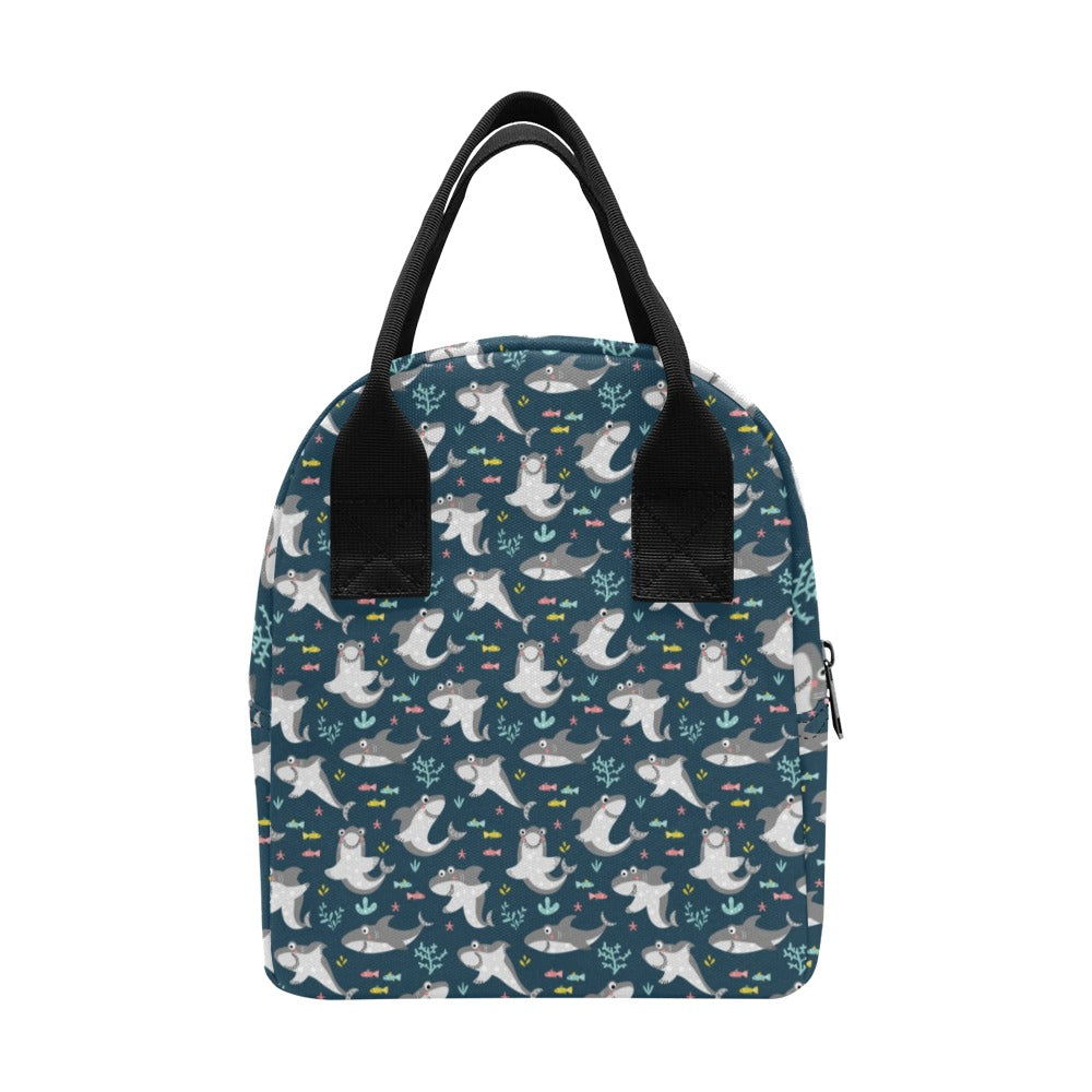 Shark Print Design LKS307 Insulated Lunch Bag