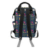 Firework Sparkling Rockets Print Design LKS306 Diaper Bag Backpack