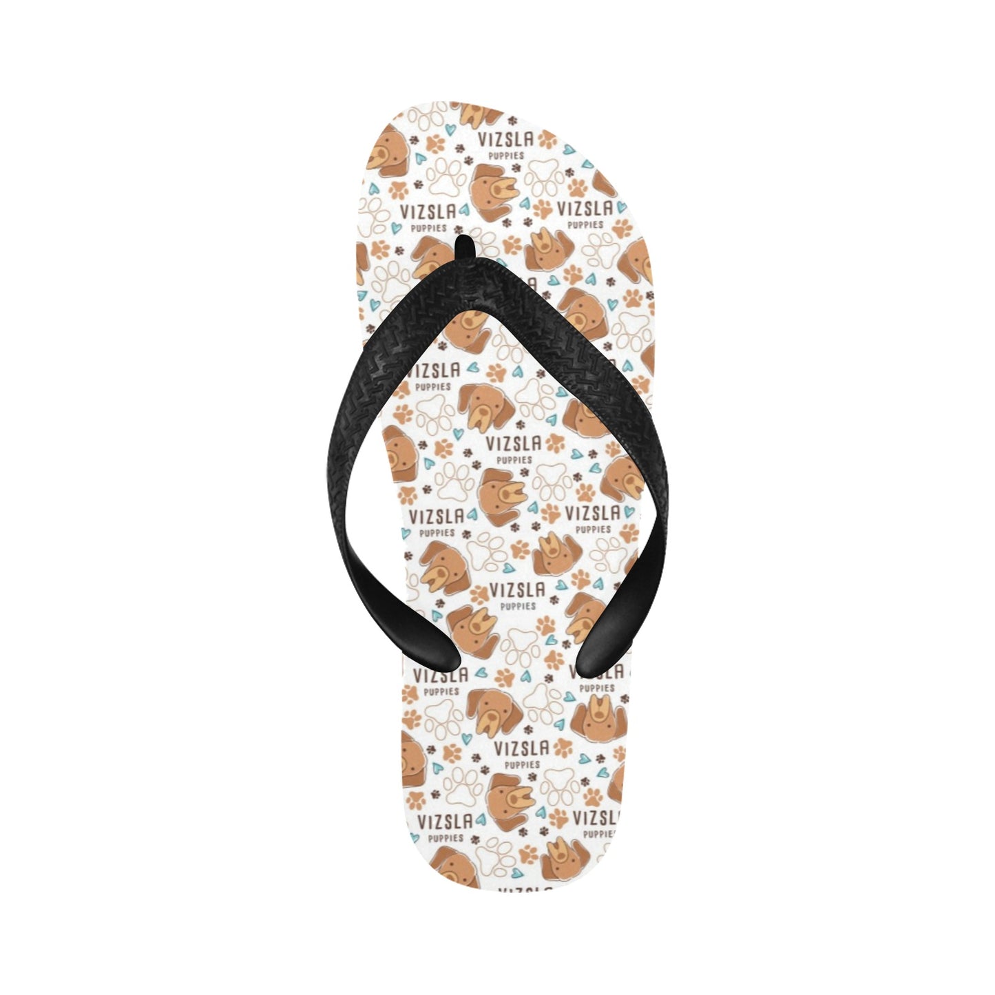 Vizslas Print Design LKS301 Flip Flops