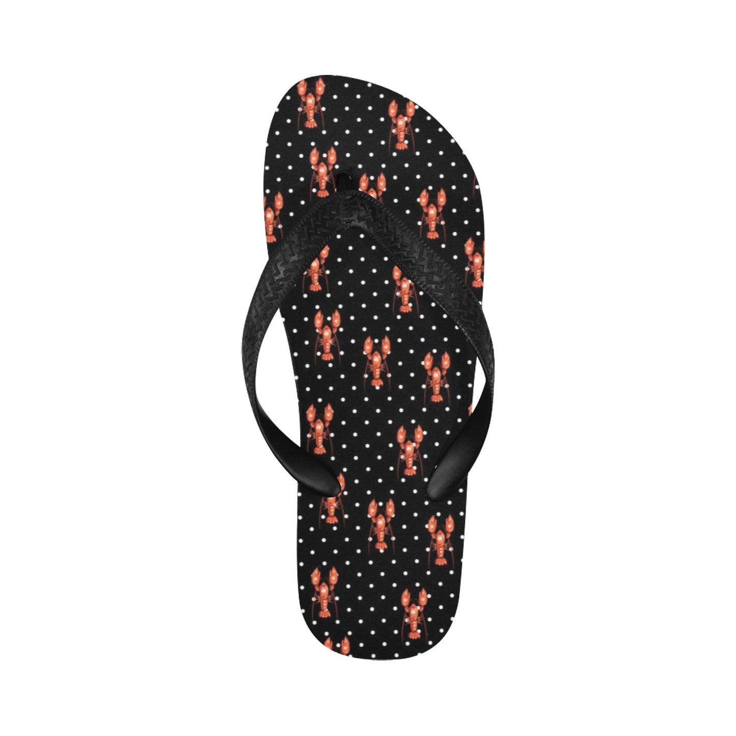 Lobster Print Design LKS401 Flip Flops