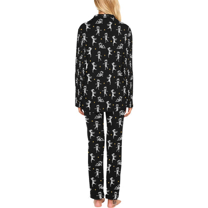 Mummy Cute Print Design LKS301 Women's Long Pajama Set