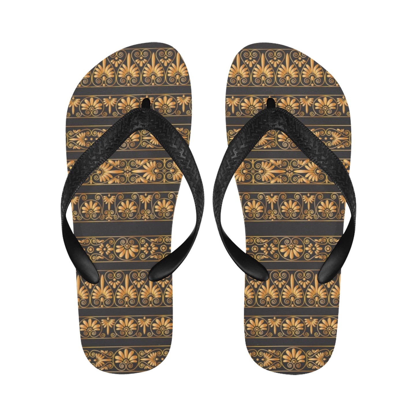 Ancient Greek Print Design LKS303 Flip Flops