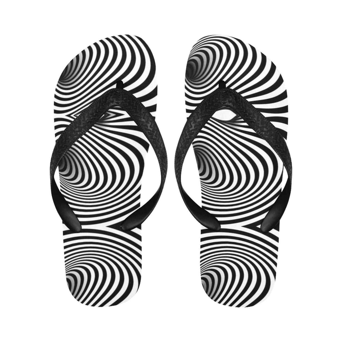 Vortex Print Design LKS303 Flip Flops