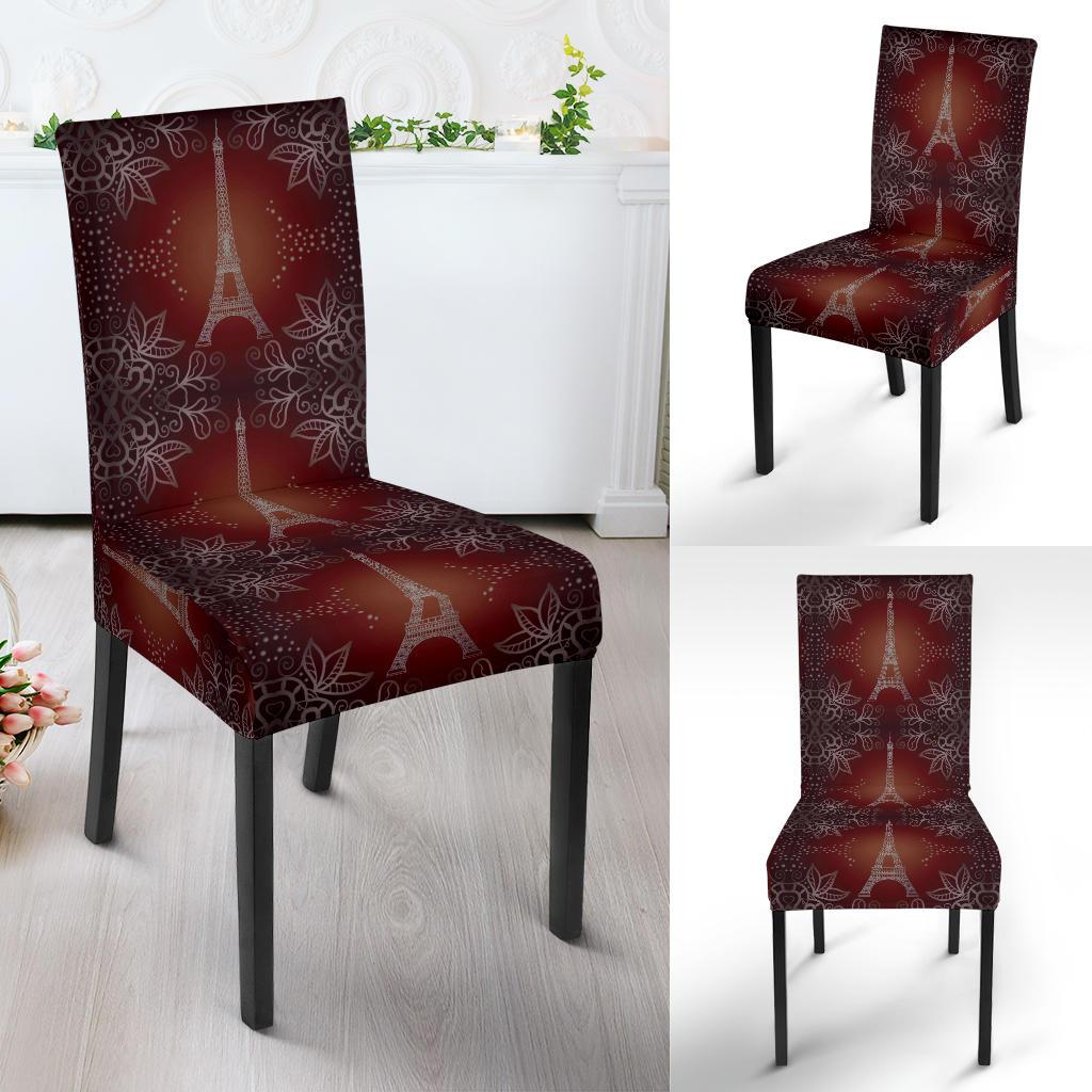 Eiffel Tower Drawing Print Dinning Chair Slipper-JTAMIGO.COM