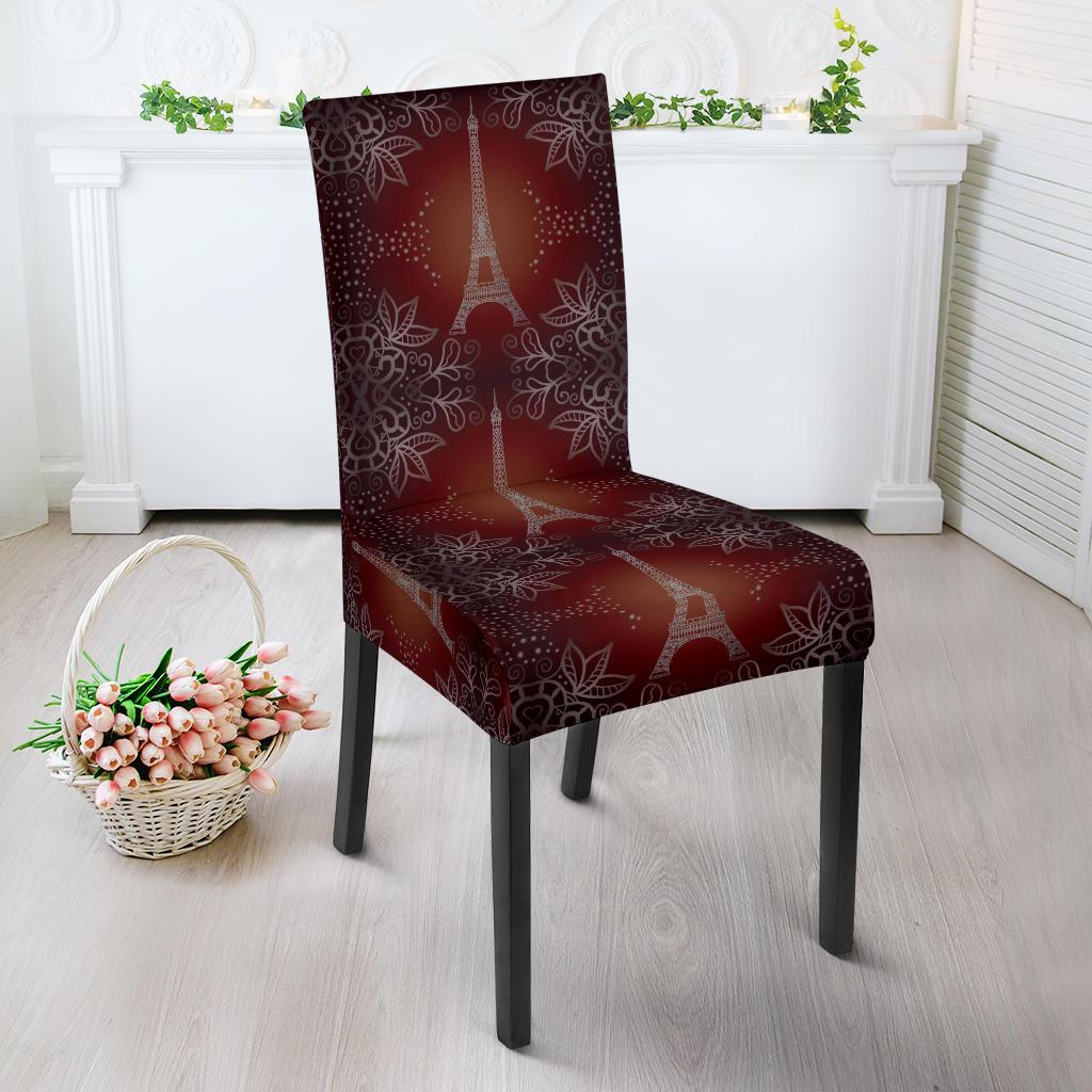 Eiffel Tower Drawing Print Dinning Chair Slipper-JTAMIGO.COM