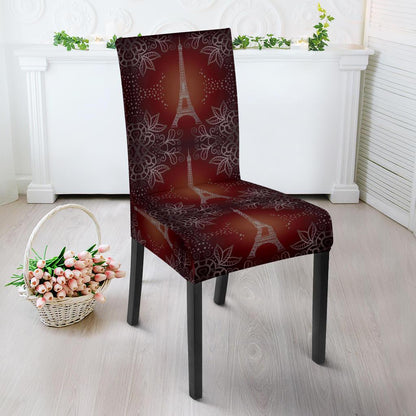 Eiffel Tower Drawing Print Dinning Chair Slipper-JTAMIGO.COM
