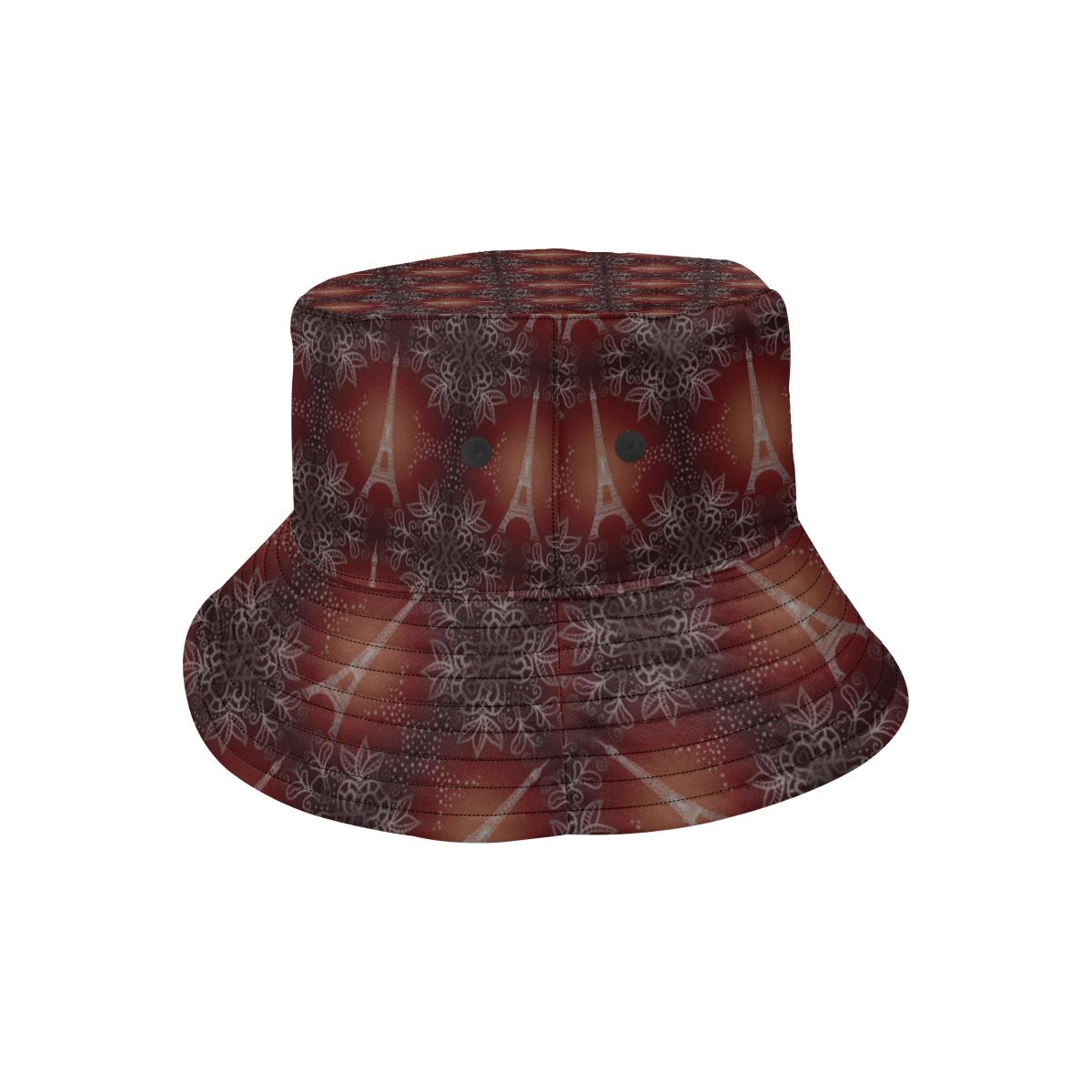 Eiffel Tower Drawing Print Unisex Bucket Hat