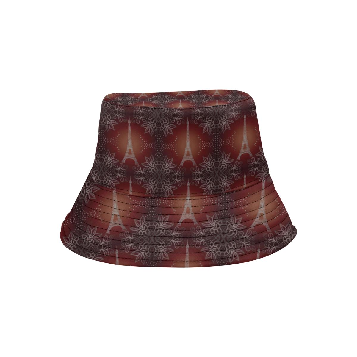 Eiffel Tower Drawing Print Unisex Bucket Hat