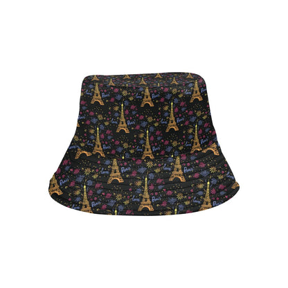 Eiffel Tower Love Paris Print Unisex Bucket Hat