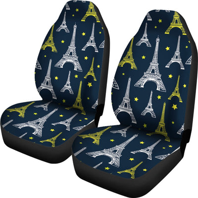 Eiffel Tower Star Print Universal Fit Car Seat Covers