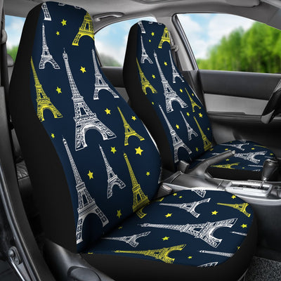 Eiffel Tower Star Print Universal Fit Car Seat Covers