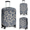 Elegant Floral Print Pattern Luggage Cover Protector
