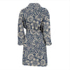 Elegant Floral Print Pattern Men Bath Robe-JTAMIGO.COM