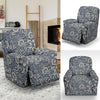 Elegant Floral Print Pattern Recliner Slipcover-JTAMIGO.COM