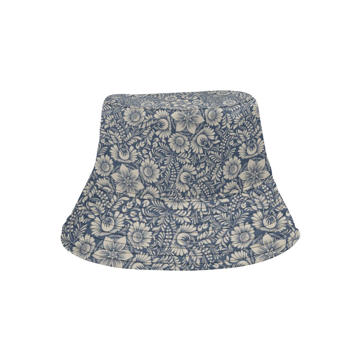 Elegant Floral Print Pattern Unisex Bucket Hat