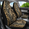 Elegant Gold leaf Print Universal Fit Car Seat Covers