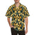 Elegant Yellow Tulip Print Men Aloha Hawaiian Shirt