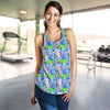Elephant Art Color Print Pattern Women Racerback Tank Top
