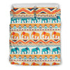 Elephant Aztec Ethnic Print Pattern Duvet Cover Bedding Set