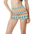 Elephant Aztec Ethnic Print Pattern High Waisted Spandex Shorts-JTAMIGO.COM