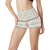 Elephant Baby Pastel Print Pattern High Waisted Spandex Shorts-JTAMIGO.COM