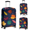 Elm Leave Colorful Print Pattern Luggage Cover Protector