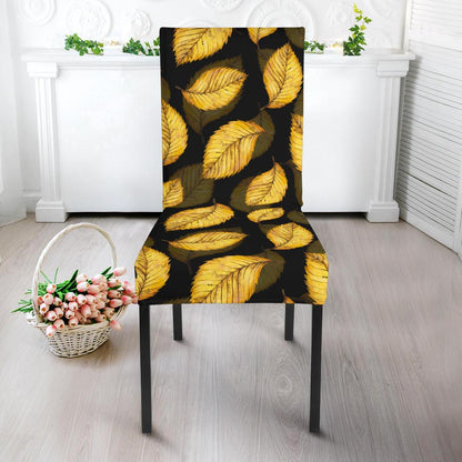 Elm Leave Summer Print Pattern Dinning Chair Slipper-JTAMIGO.COM