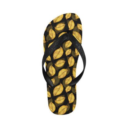 Elm Leave Summer Print Pattern Flip Flops-JTAMIGO.COM
