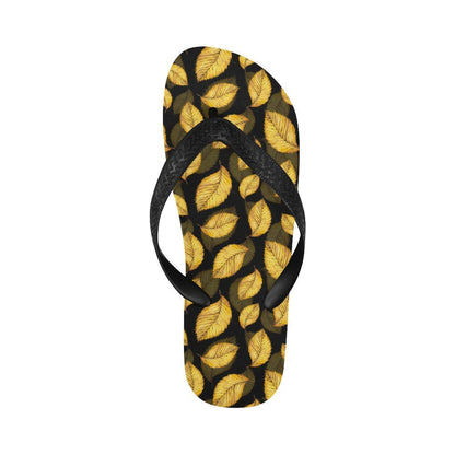 Elm Leave Summer Print Pattern Flip Flops-JTAMIGO.COM
