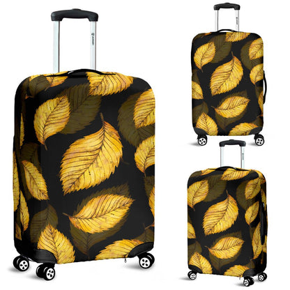 Elm Leave Summer Print Pattern Luggage Cover Protector