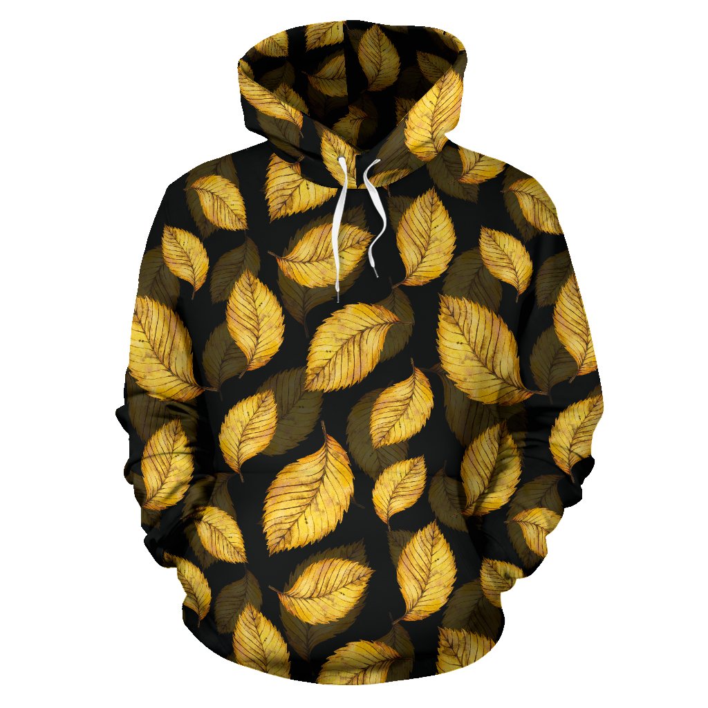 Elm Leave Summer Print Pattern Pullover Hoodie