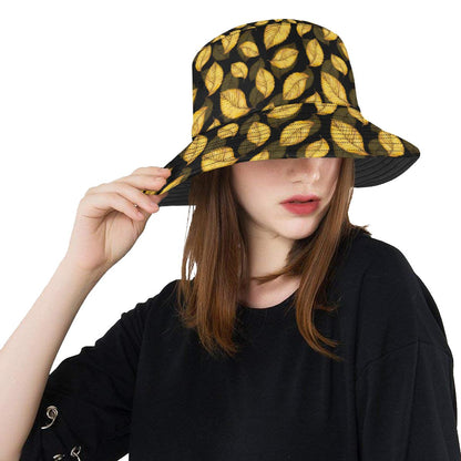 Elm Leave Summer Print Pattern Unisex Bucket Hat