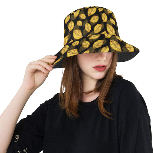 Elm Leave Summer Print Pattern Unisex Bucket Hat