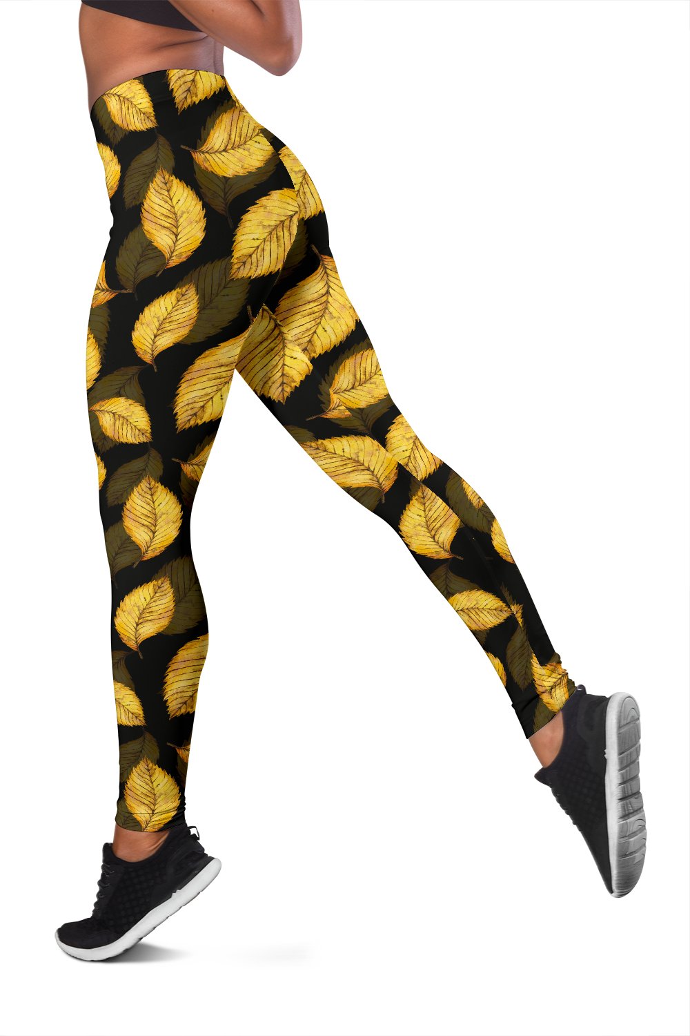 Elm Leave Summer Print Pattern Women Leggings