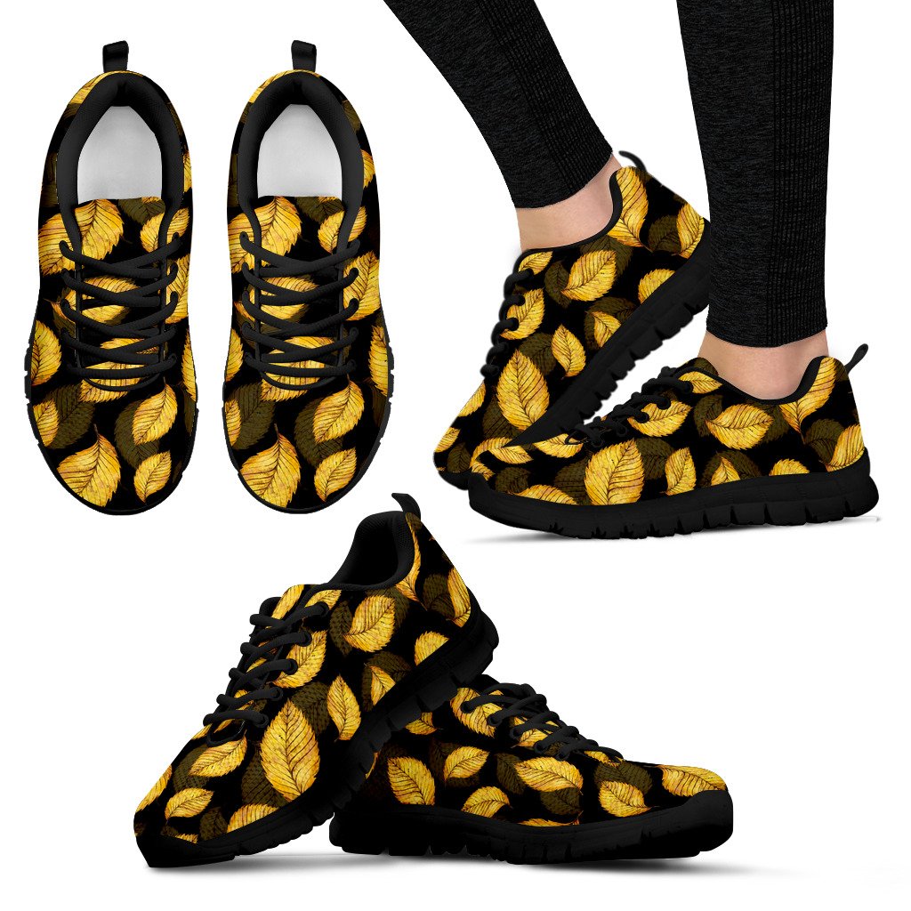 Elm Leave Summer Print Pattern Women Sneakers Shoes