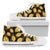 Elm Leaves Summer Print Pattern Women High Top Shoes