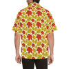 Elm Maple Leave Print Pattern Men Aloha Hawaiian Shirt