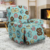 Emoji Donut Print Pattern Recliner Slipcover-JTAMIGO.COM