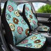 Emoji Donut Print Pattern Universal Fit Car Seat Covers
