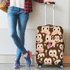 Emoji Monkey Print Pattern Luggage Cover Protector