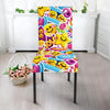 Emoji Sticker Print Pattern Dinning Chair Slipper-JTAMIGO.COM